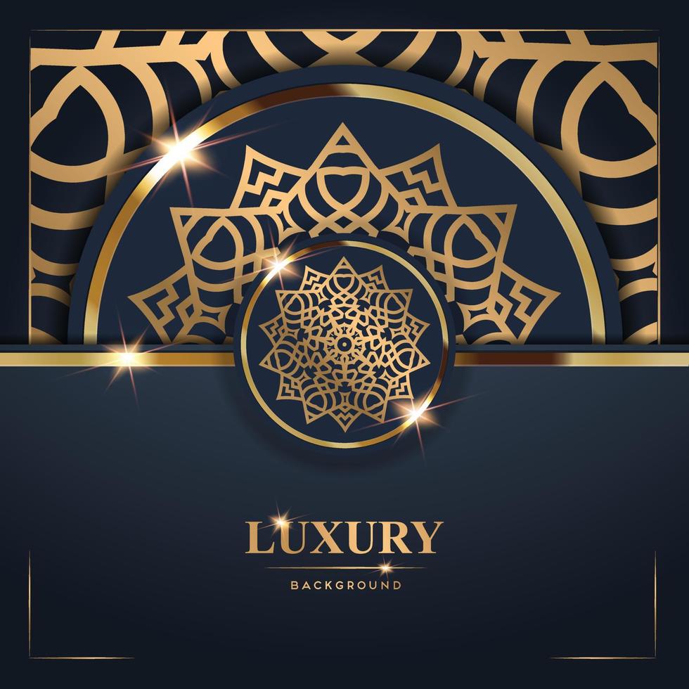 Luxury golden mandala background Free Vector