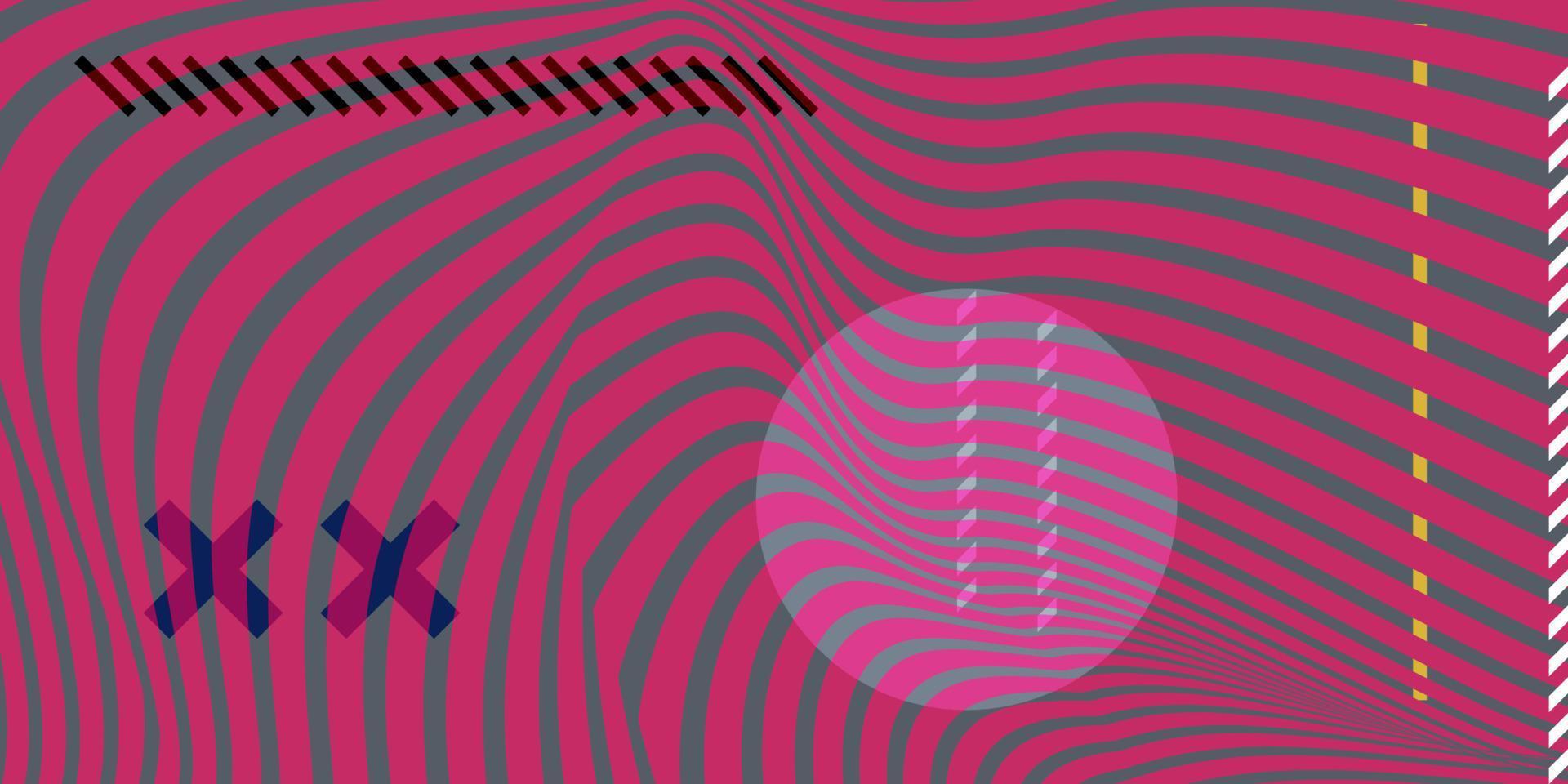 Data technology illustration. Abstract futuristic background. Wave with connecting dots and lines on dark background. A wave of particles. Big data visualization. vector