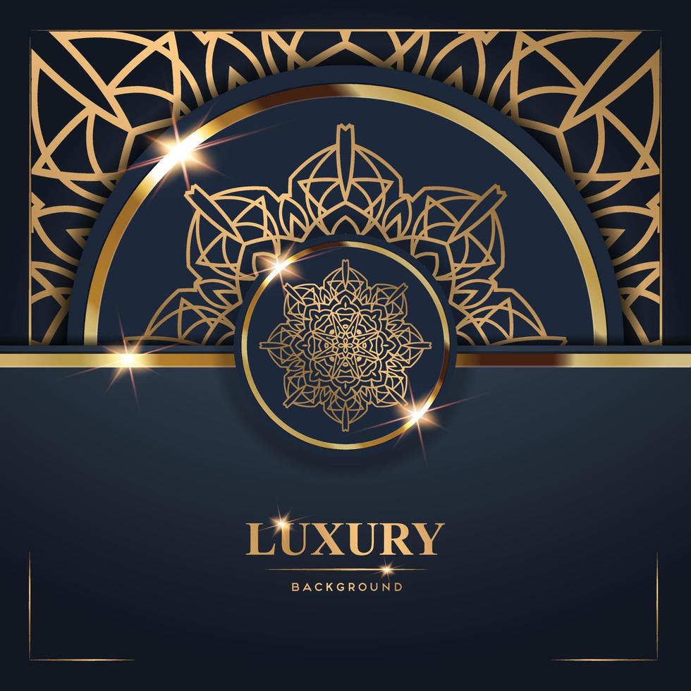 Luxury golden mandala background Free Vector