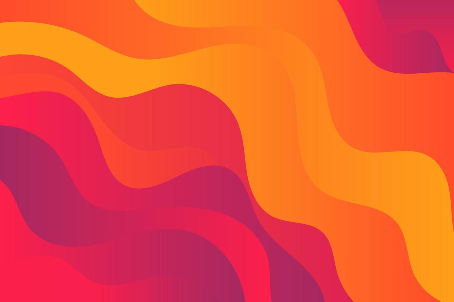 Trendy Dynamic Vibrant Flow Smooth Gradient Waves Background vector