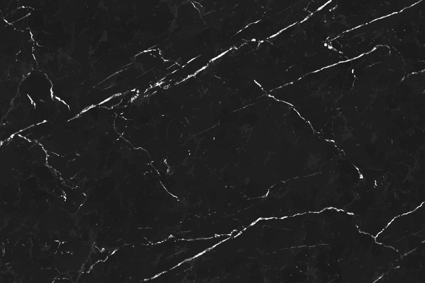Black Marble Background. Marmoreal Decorative Wallpaper with White Stone vector