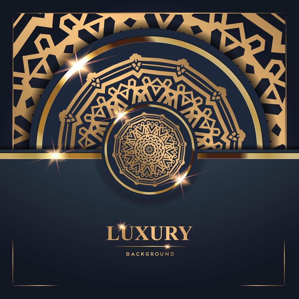 Luxury golden mandala background Free Vector