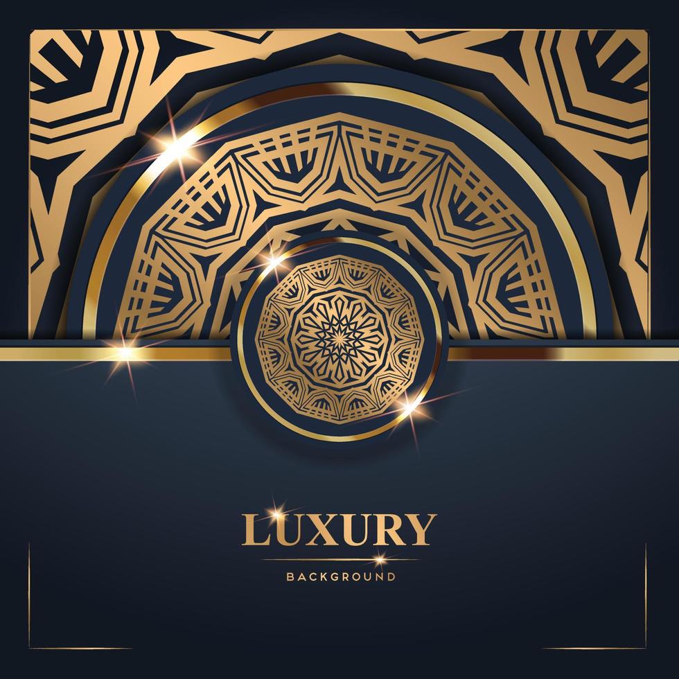 Luxury golden mandala background Free Vector