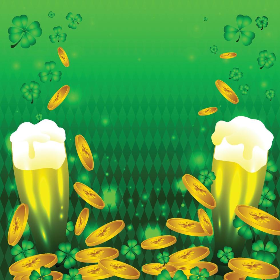 Happy St. Patrick's Day Background Concept vector