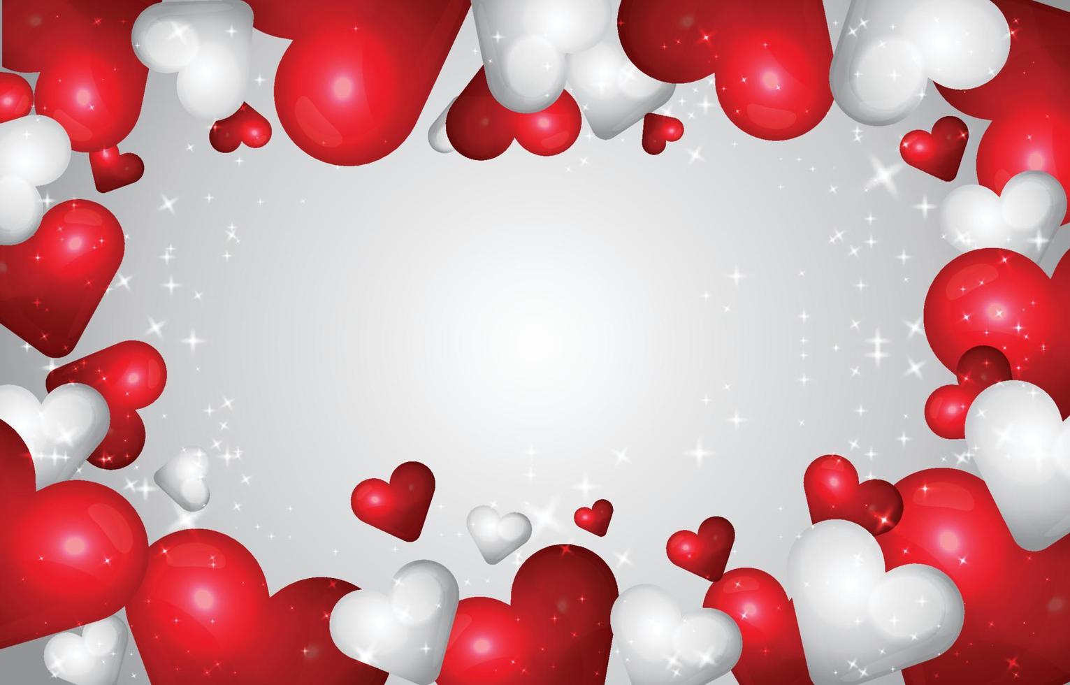 Valentine Day Background Concept vector