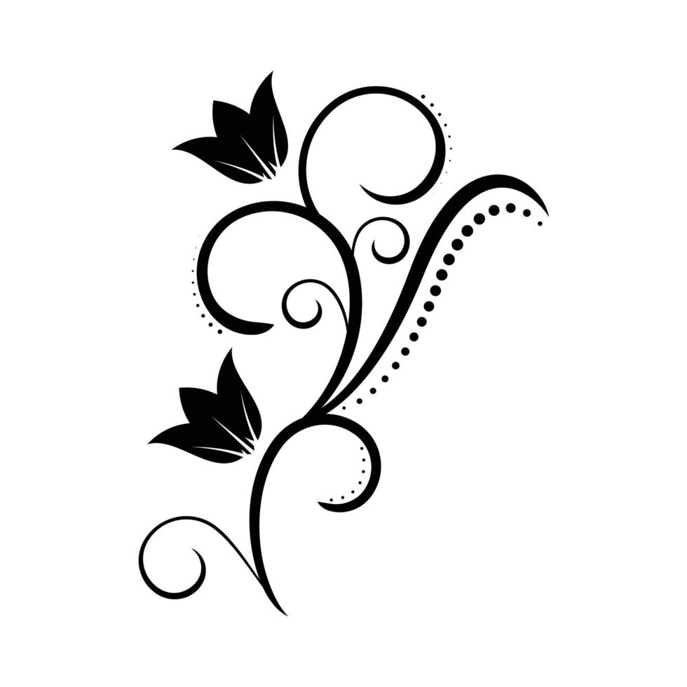 Floral design elements in vector 5424294 Vector Art at Vecteezy