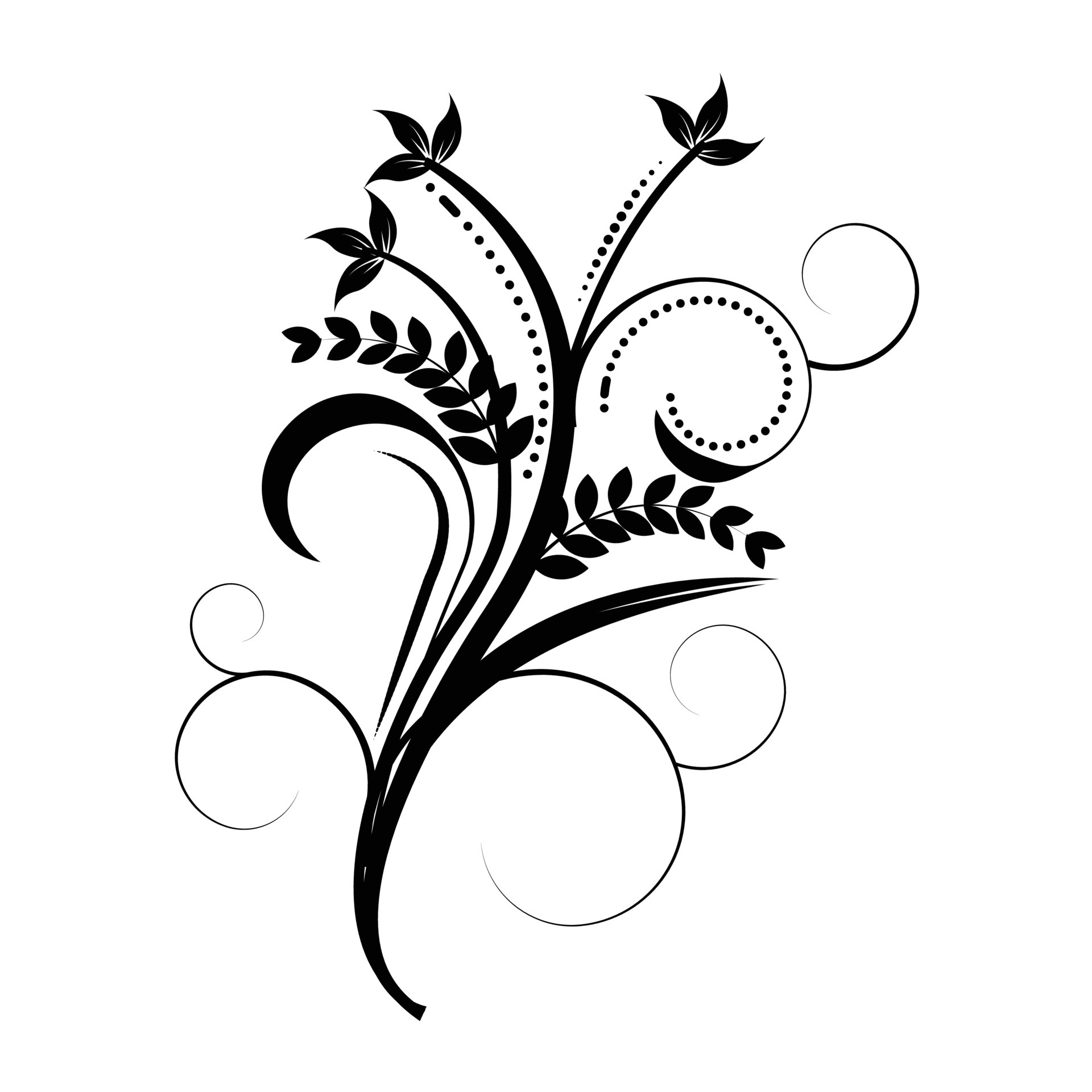 Floral design. Vector illustration 5424413 Vector Art at Vecteezy
