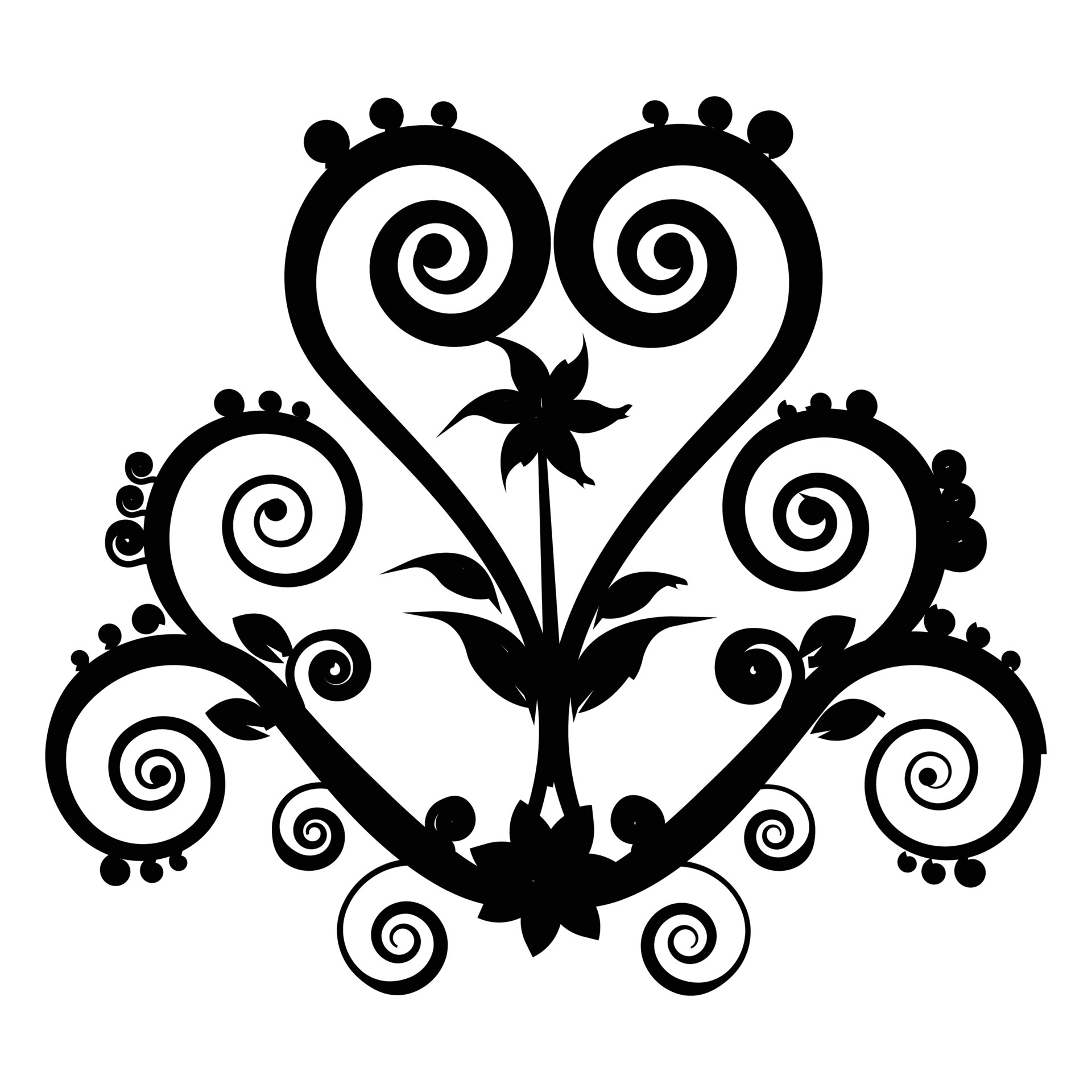 Boho Pattern Black And White