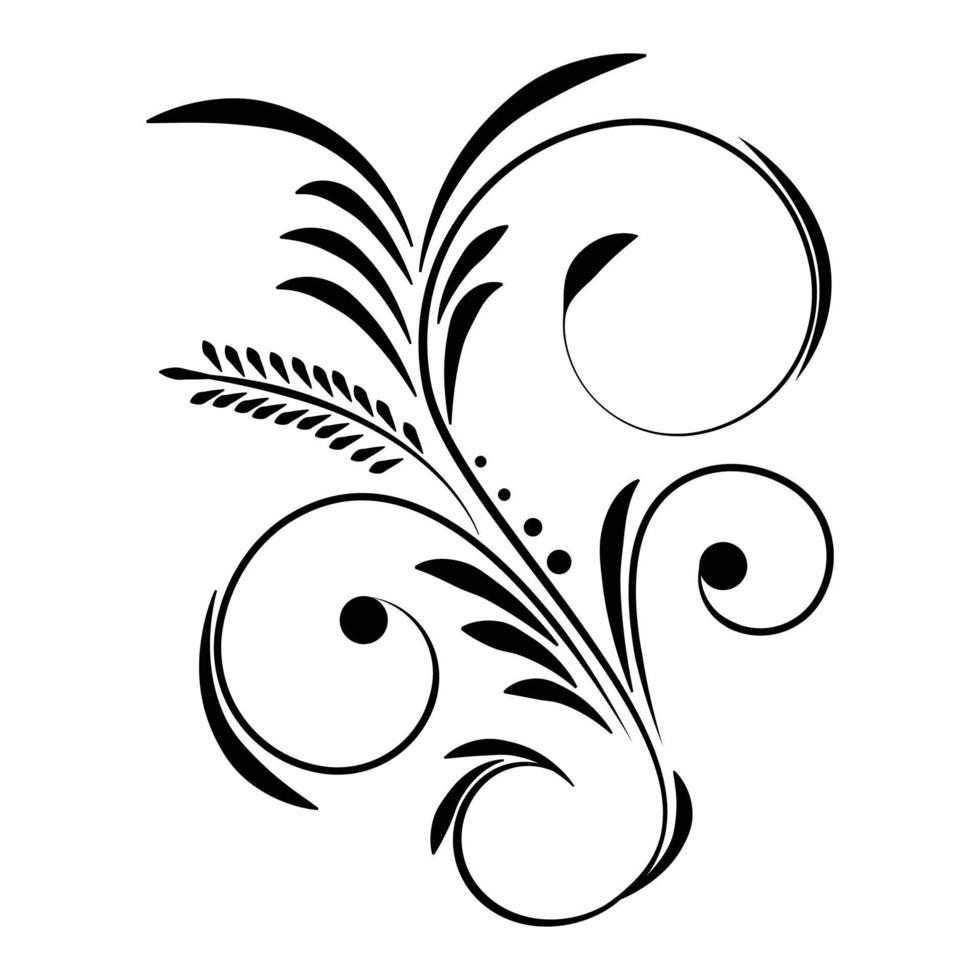 vector floral design elements