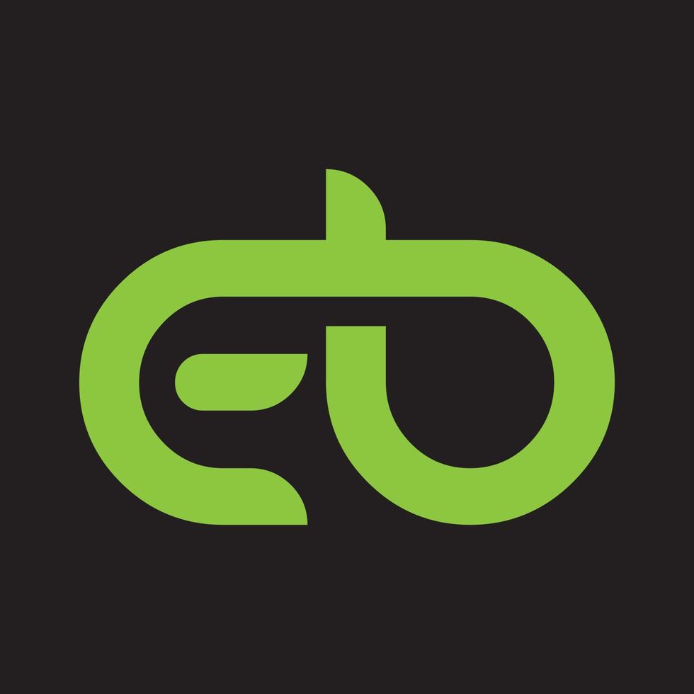 EB letter logo. Unique attractive creative modern initial BE EB or E B initial based letter icon logo vector