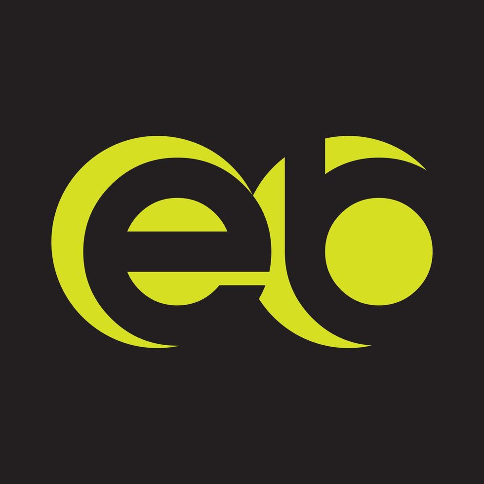 EB letter logo. Unique attractive creative modern initial BE EB or E B initial based letter icon logo vector