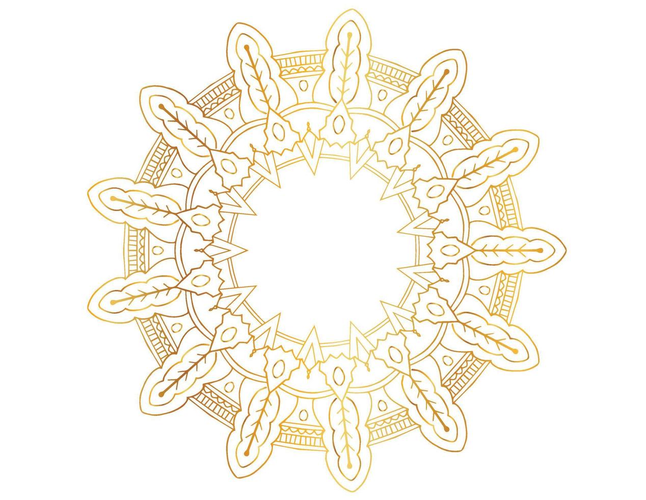 ilustraciones de mandala con diseño dorado, fondo, patrón, flor, estilo árabe vector