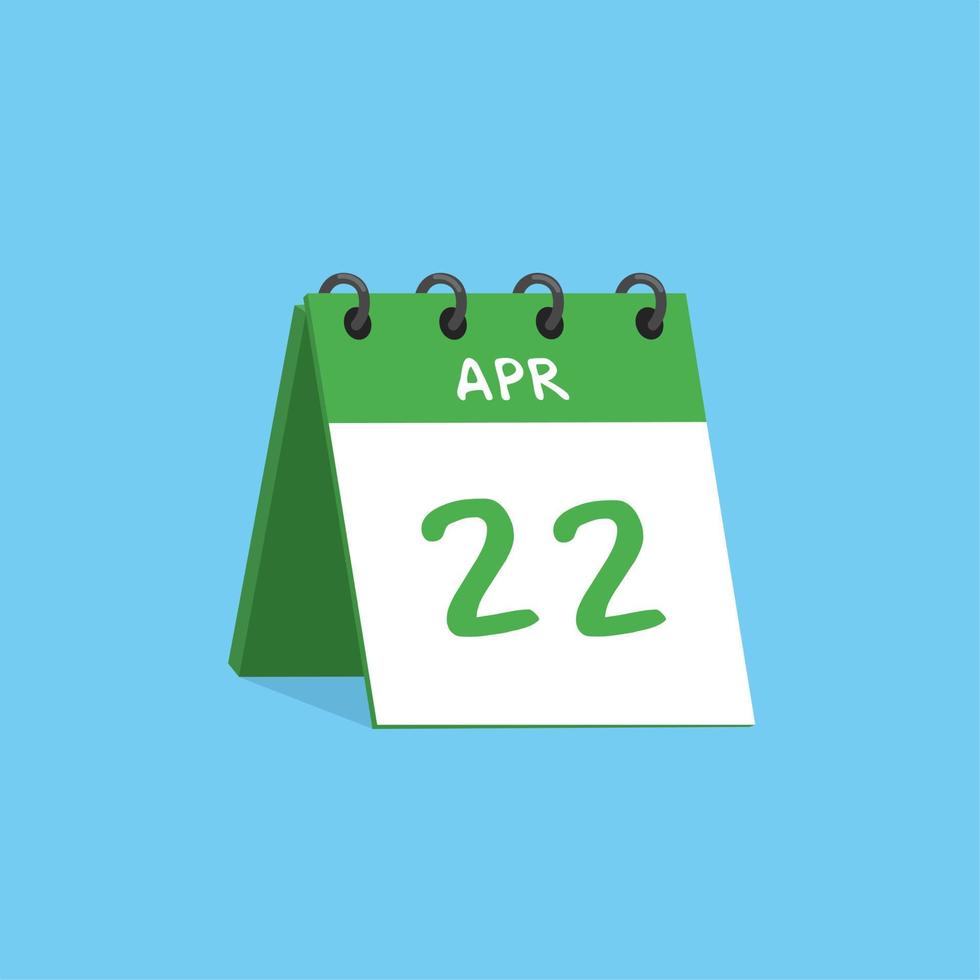 Earth day date vector