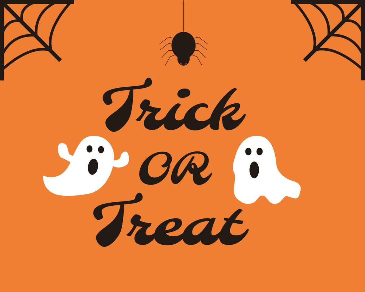 Illustration vector design of Halloween background template