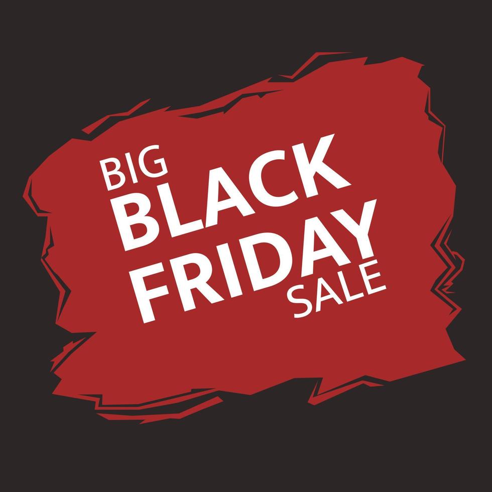 Illustration vector design of black friday promotion offer background template