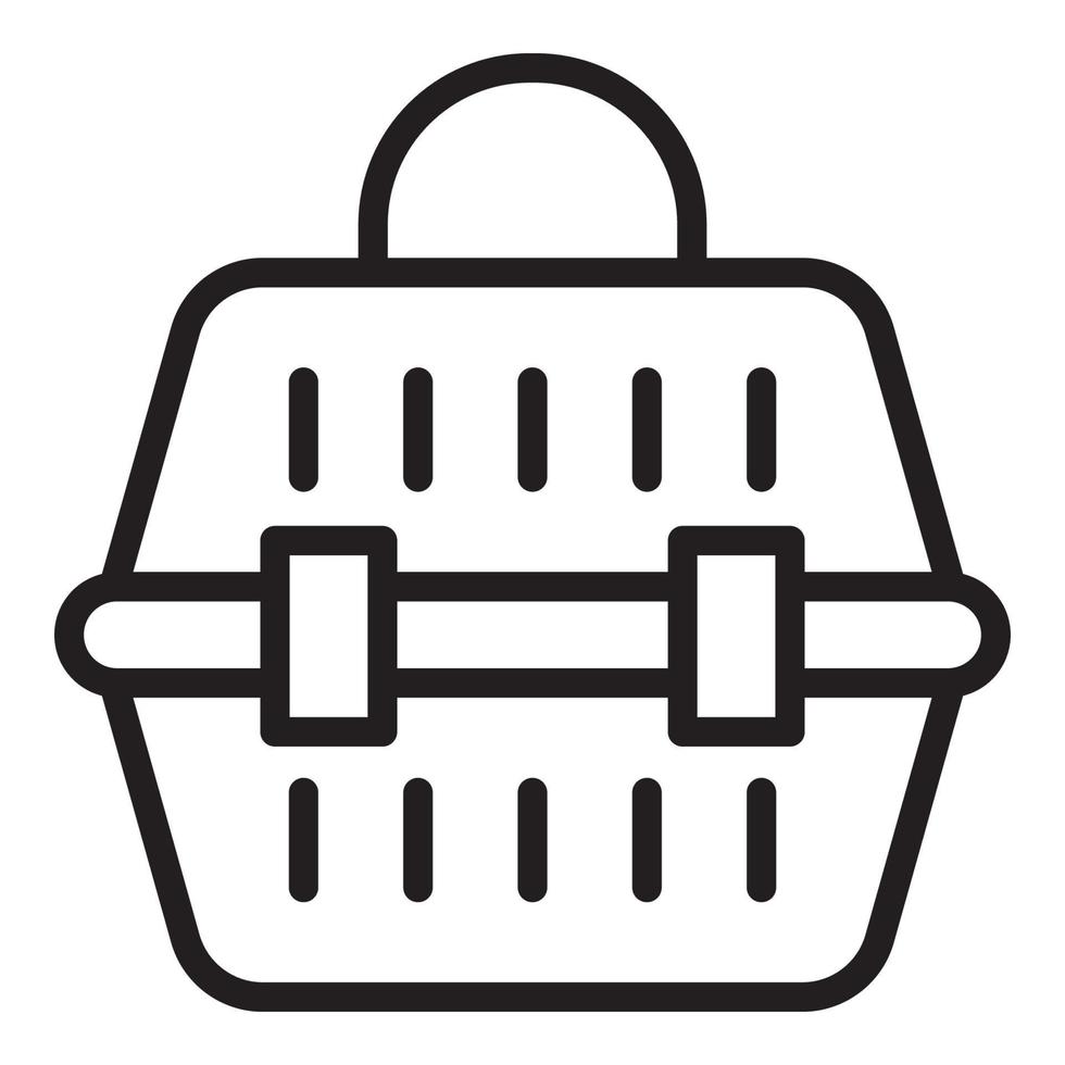 Vector of animal pet basket for website, icon, symbol, presentation