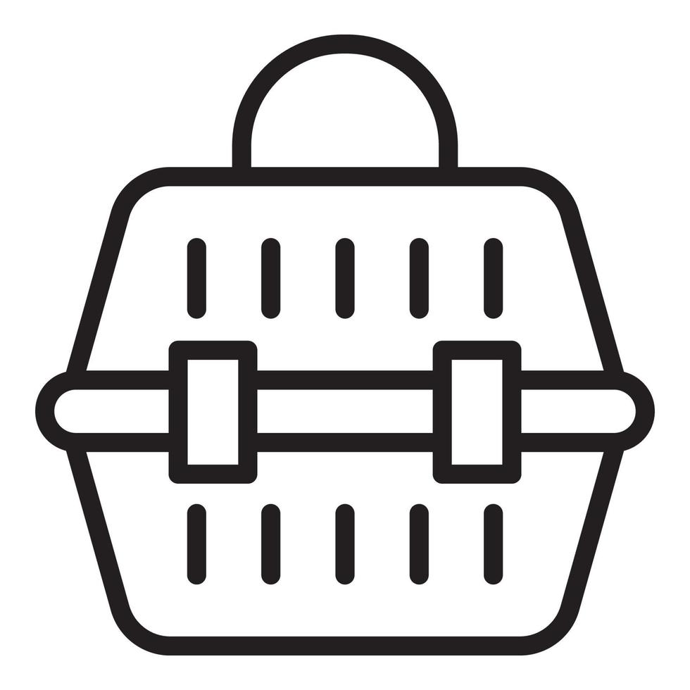 Vector of animal pet basket for website, icon, symbol, presentation