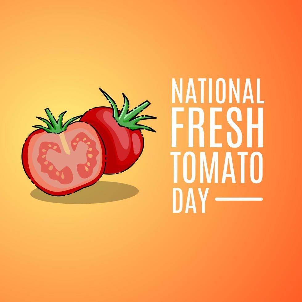 national tomato day vector illustration 5428018 Vector Art at Vecteezy