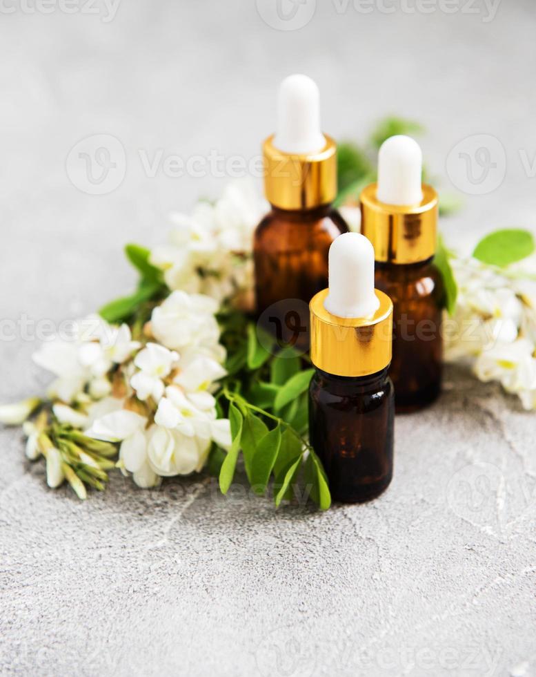 acacia essential oil bottles 5428094 Stock Photo at Vecteezy