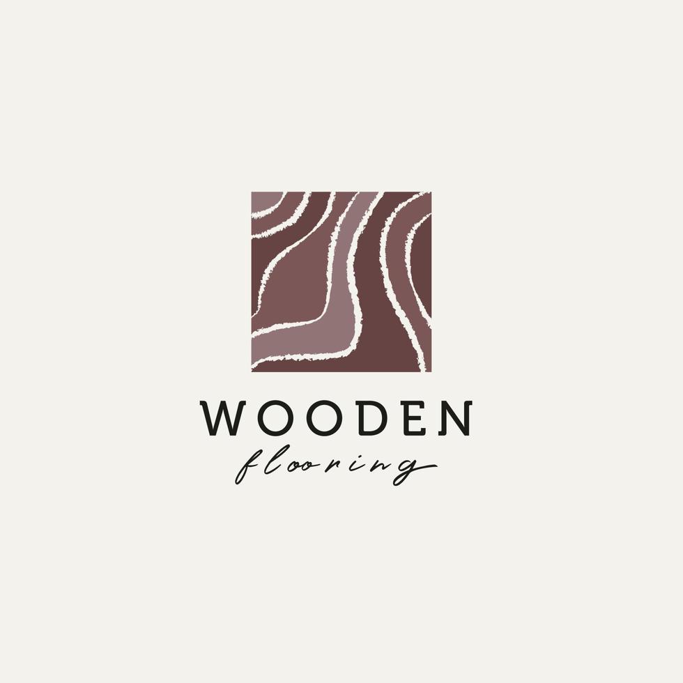 wood parquet flooring vinyl logo template vector illustration design. abstract wooden materials business logo concept
