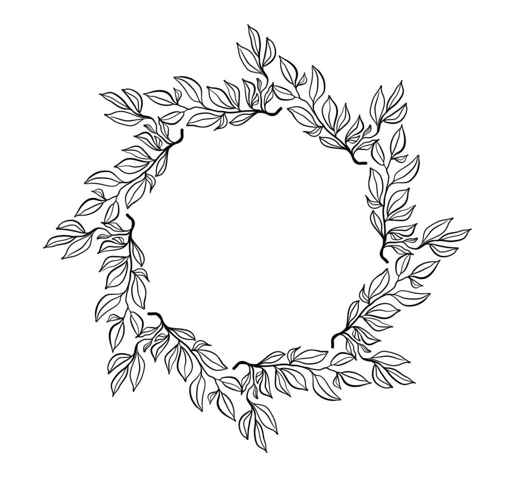 Hand drawn frame vector