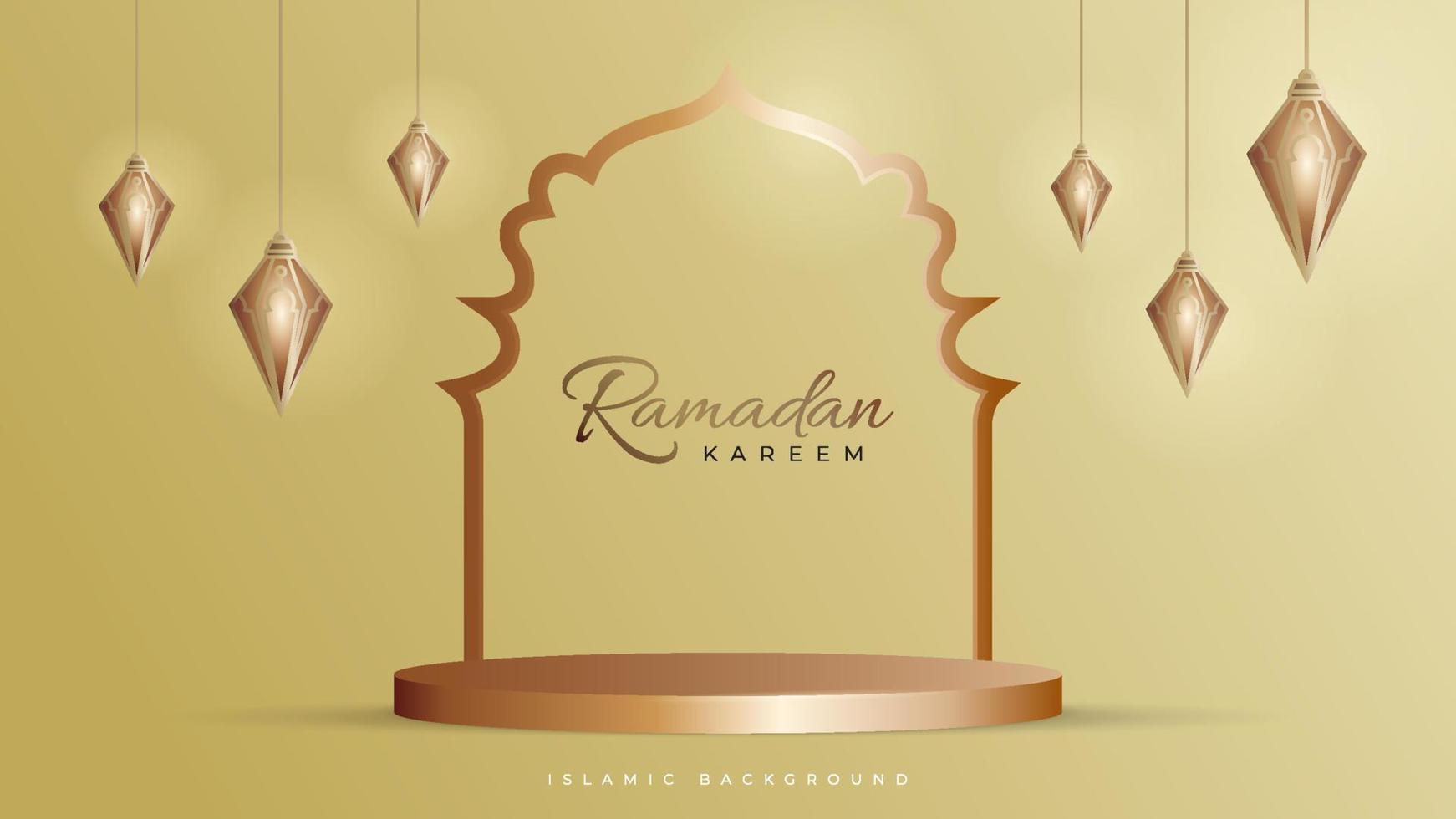 vector de diseño de fondo de ramadán kareem
