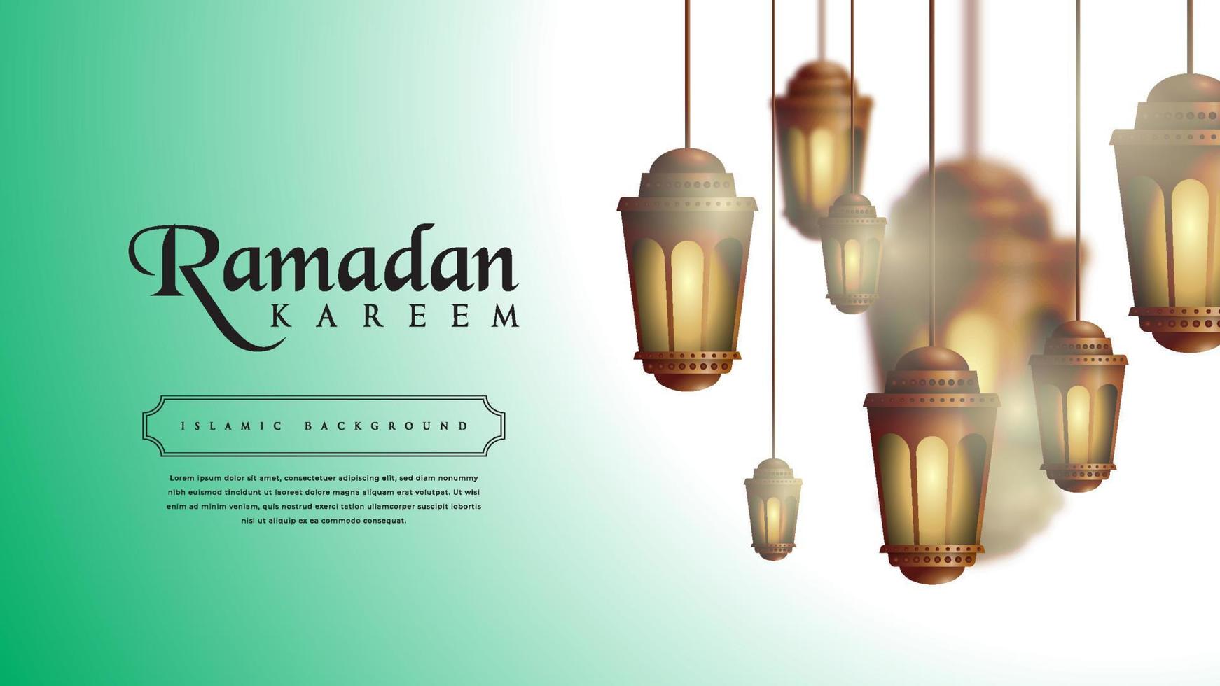 ramadan kareem background design vector