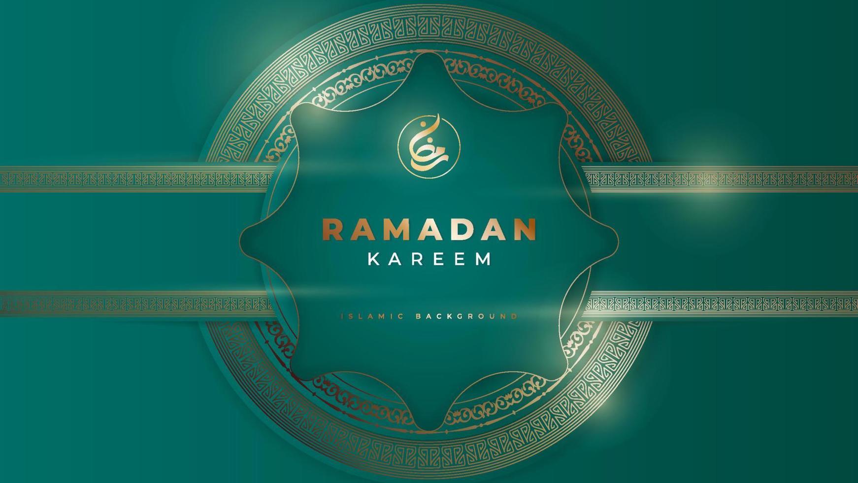 Modern islamic background design suitable for giftcard, banner, postcard, brochure vector