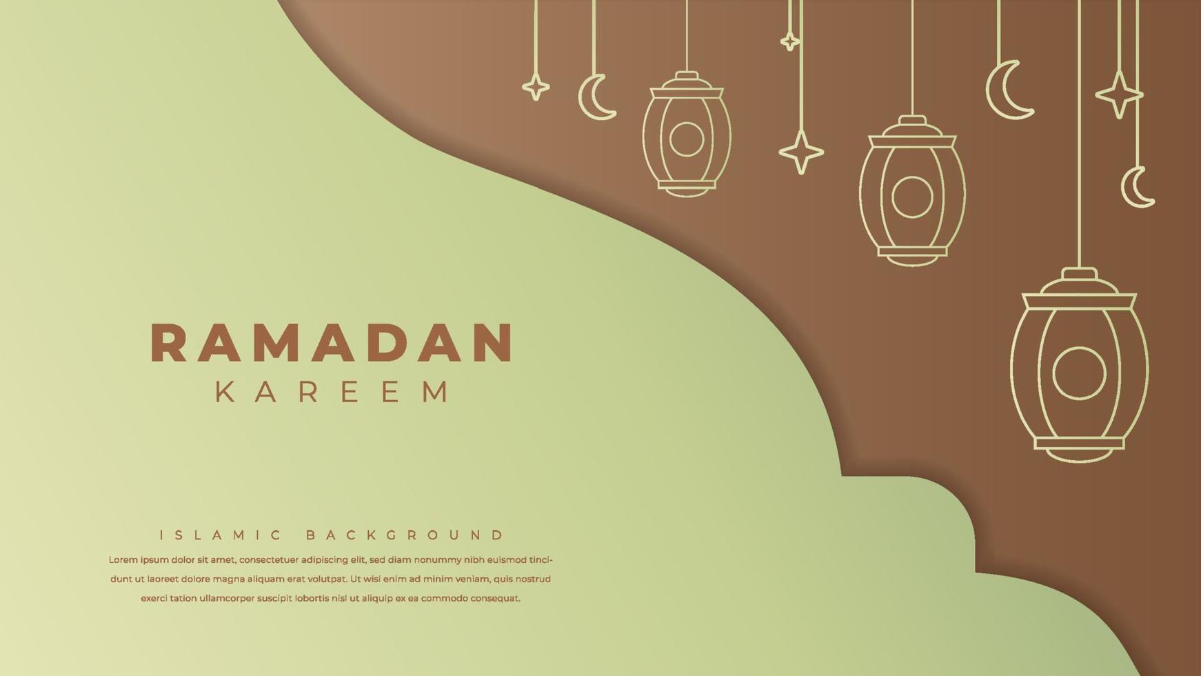 ramadan kareem background design vector