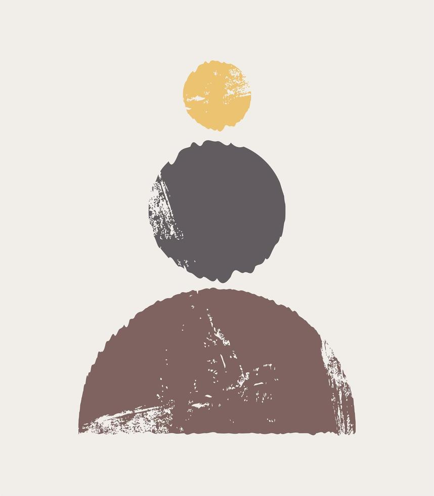 Minimalist abstract art background with vector shape elements. 5428936 Vector Art at Vecteezy