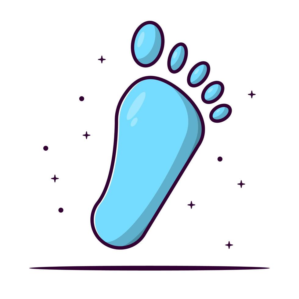 Baby Footprint for Gender Reveal vector