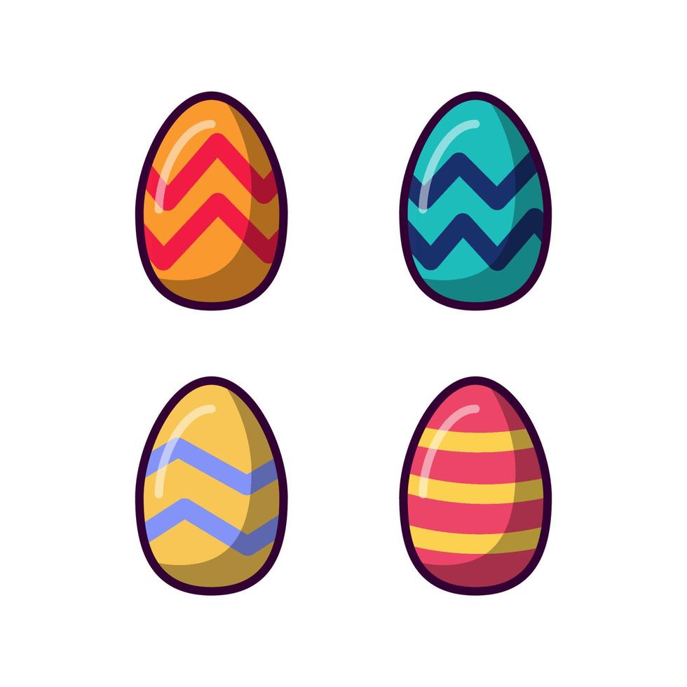 Easter egg decoration vector