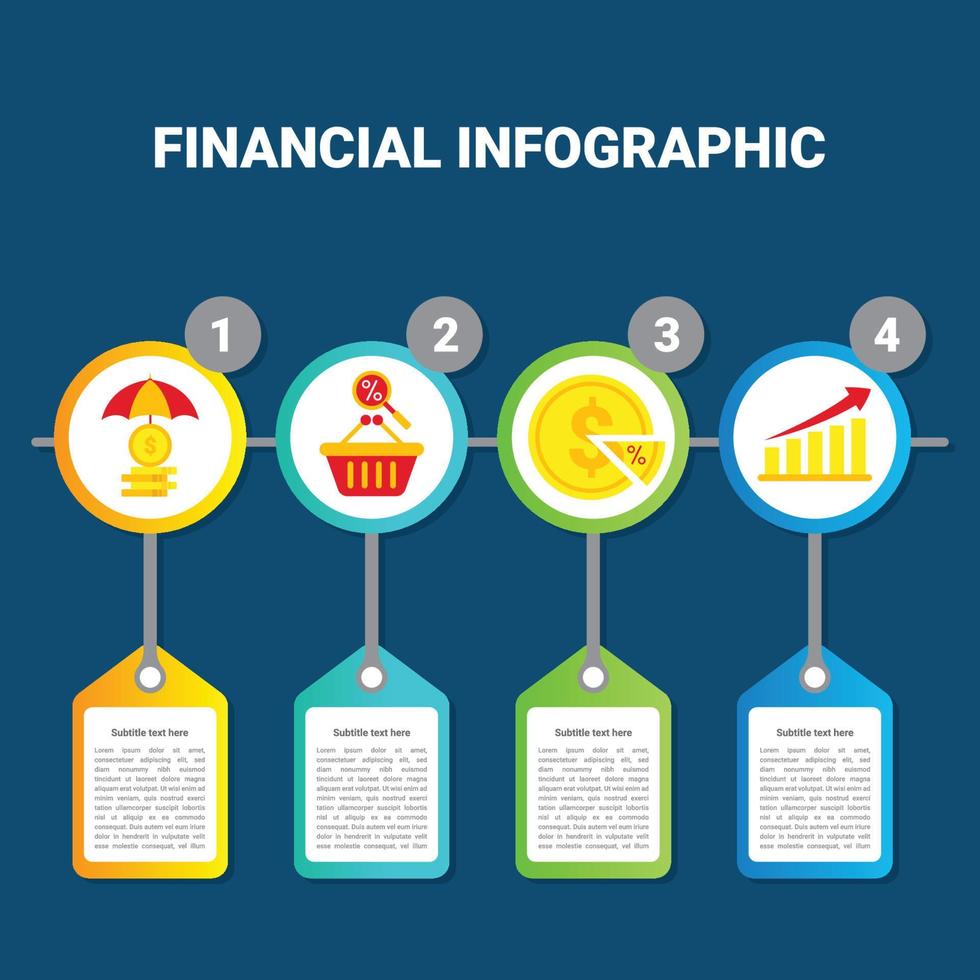 Finance Infographic Element vector