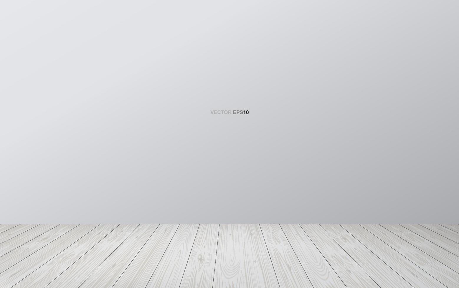 Empty room space background with wooden floor. Vector. vector