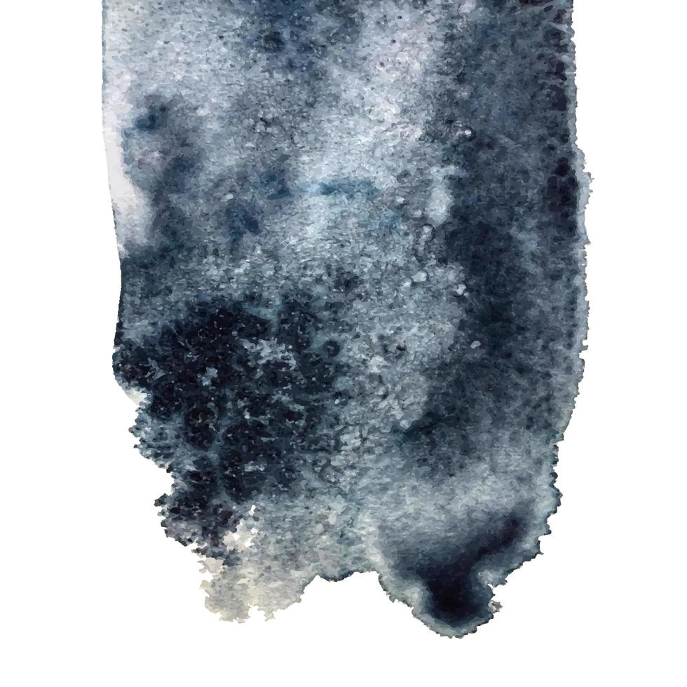 Gray watercolor stain vector