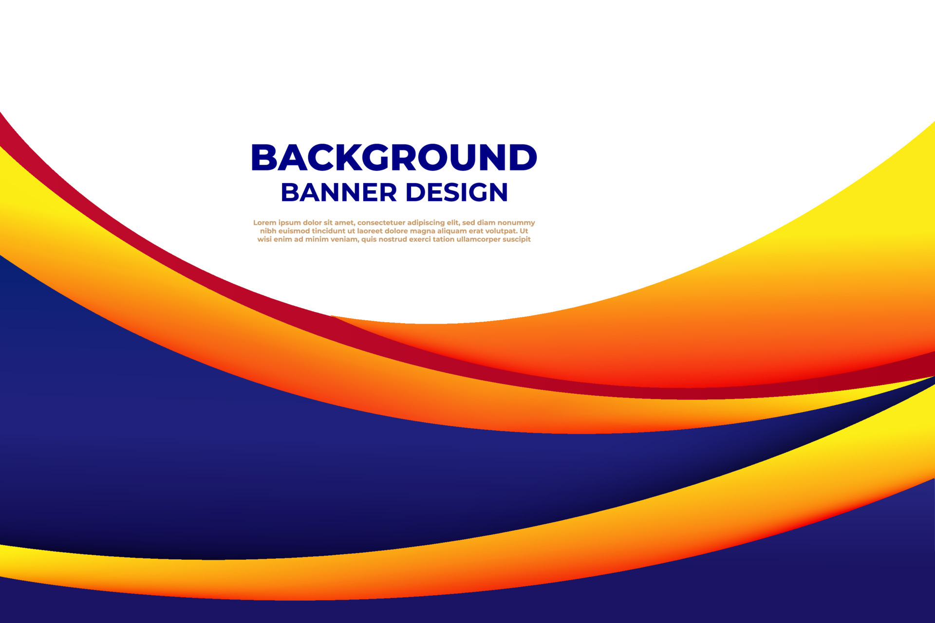 Elegant Blue And Orange Gradient Color Background Banner Template Design  For Flyer, Business Presentation, Business Poster Design, Sales Promotion  And Advertising 5430776 Vector Art at Vecteezy