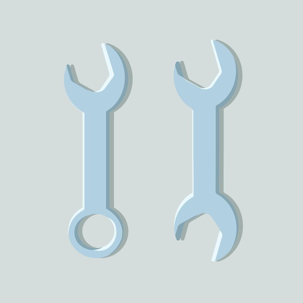 illustration of wrench vector