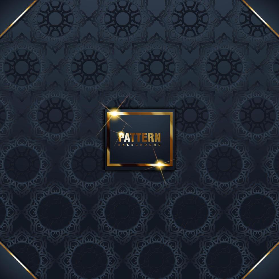 Islamic ornament vector 3d ramadan islamic round pattern elements