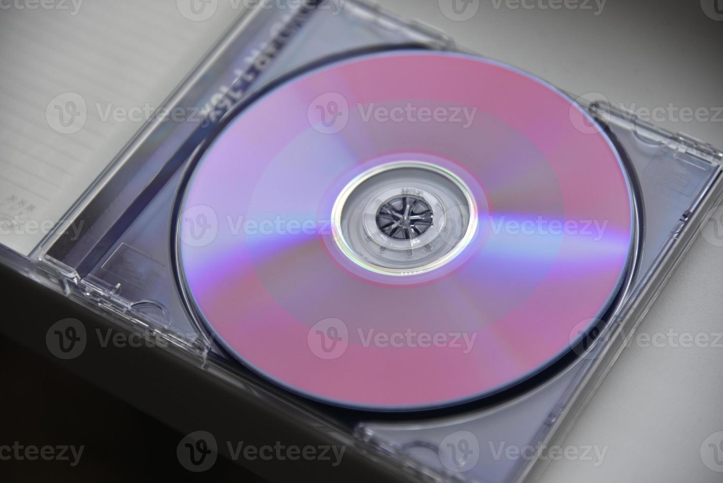 Shiny new DVDs for close-up recording photo