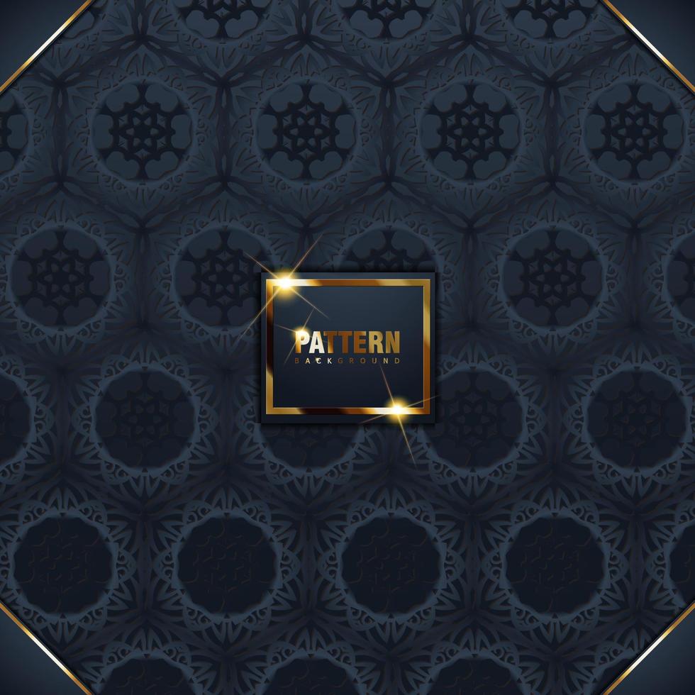 Islamic ornament vector 3d ramadan islamic round pattern elements