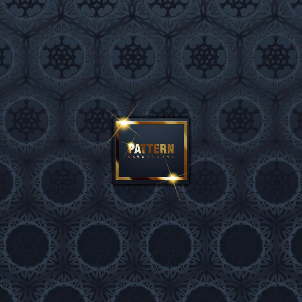 Islamic ornament vector 3d ramadan islamic round pattern elements