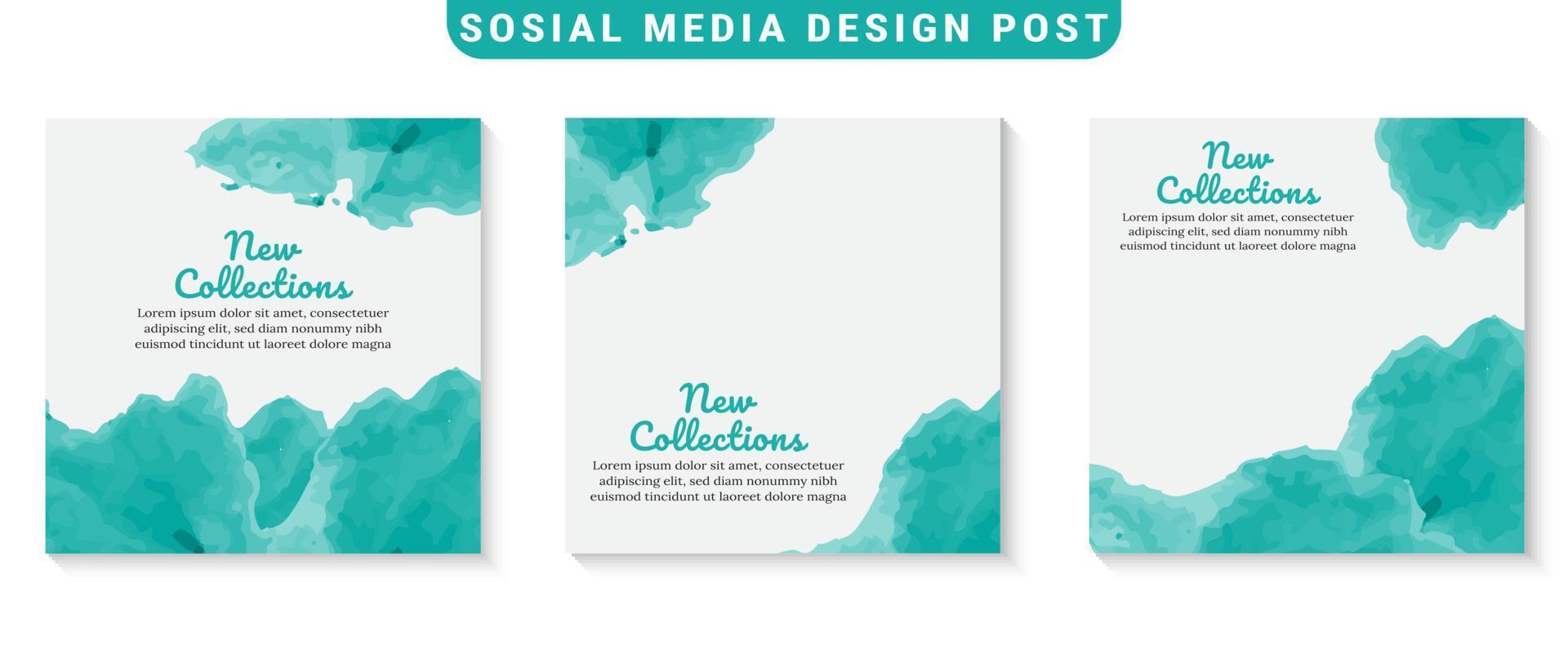 social media template banner fashion sale promotion vector