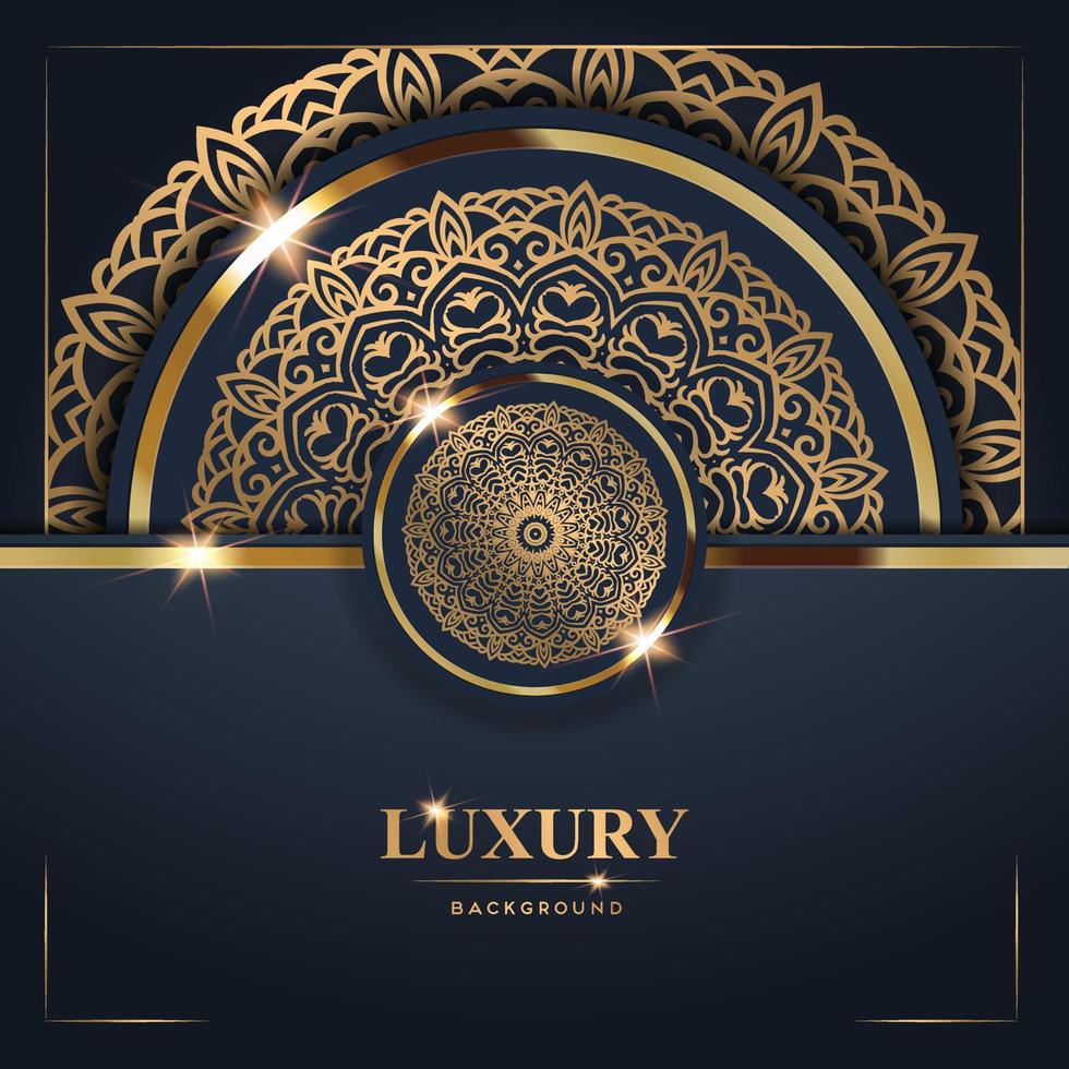 Luxury golden mandala background Free Vector