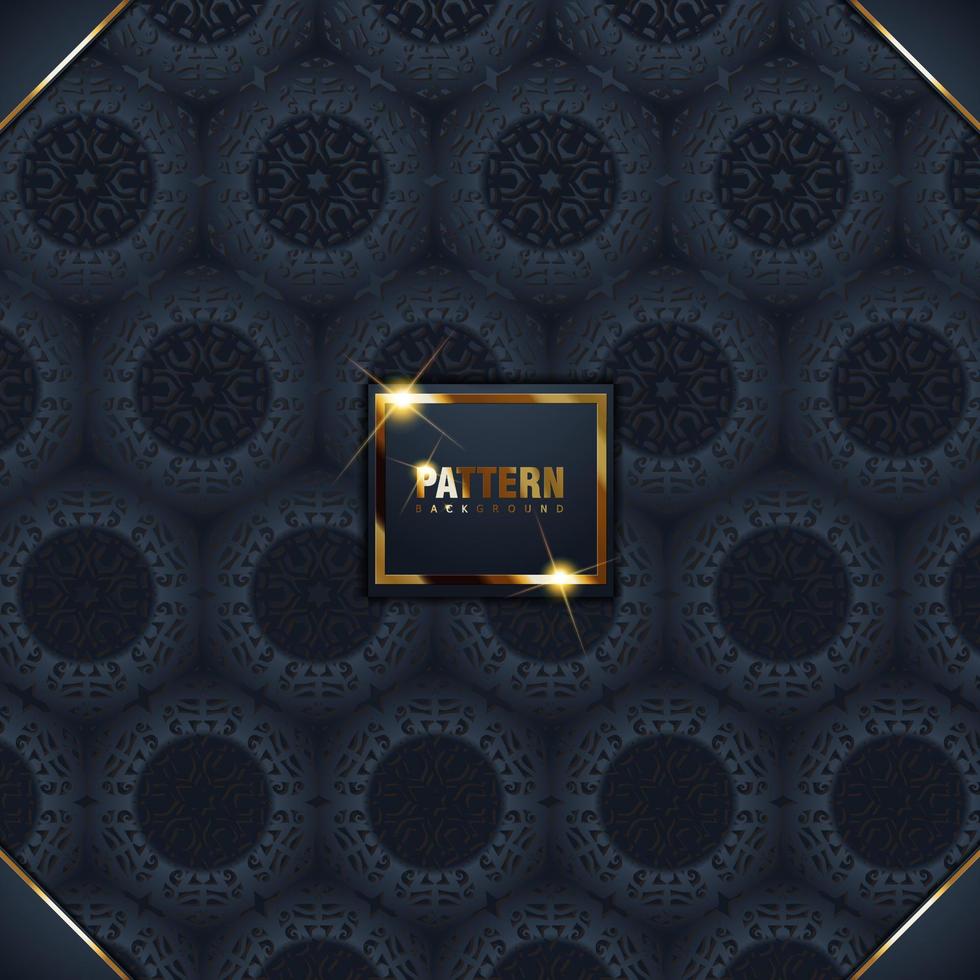 Islamic ornament vector 3d ramadan islamic round pattern elements