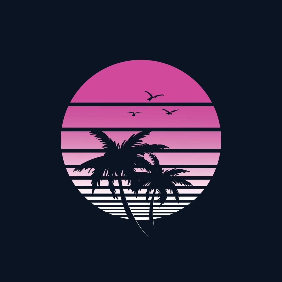 hola ilustraciones de verano para el diseño de camisetas vector