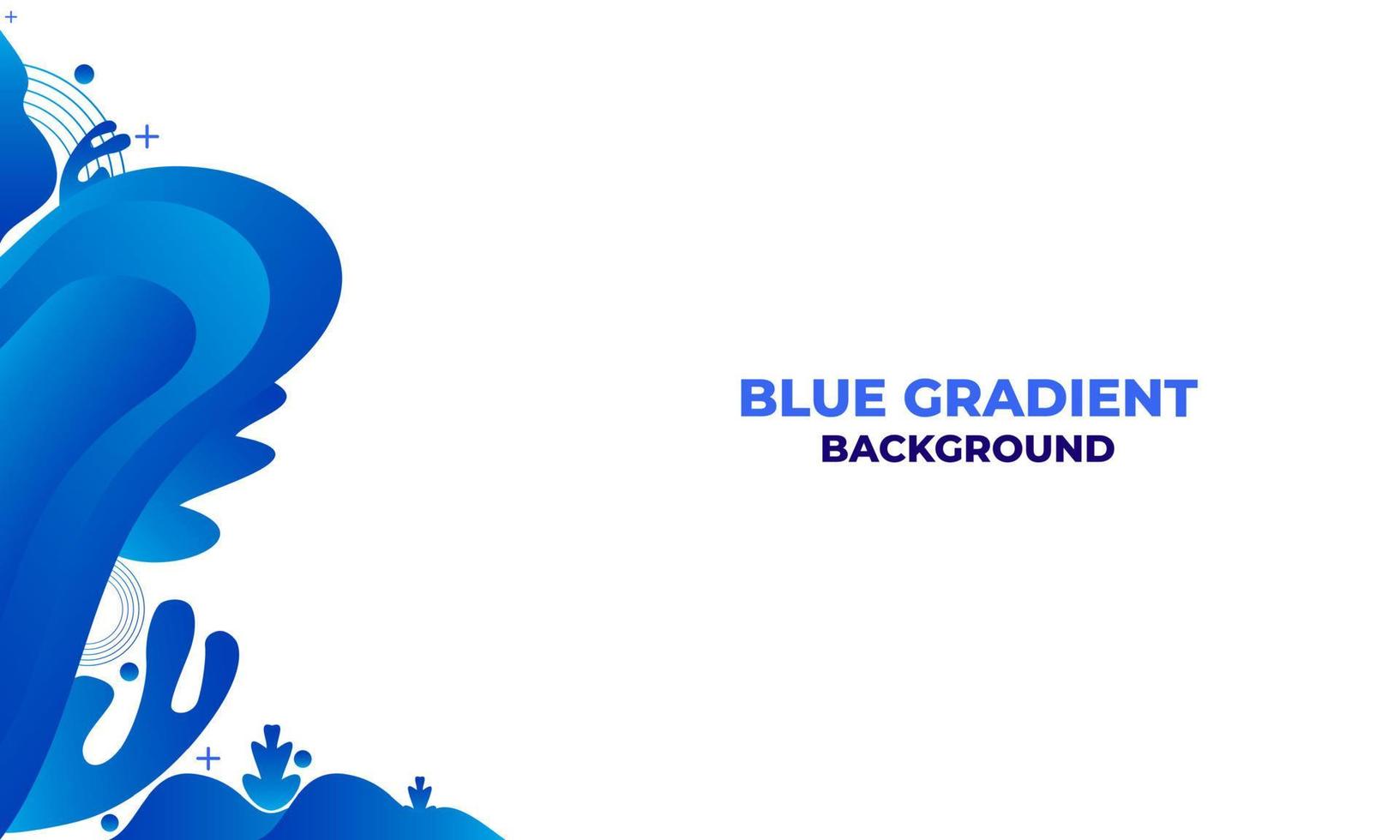 abstract blue gradient background vector