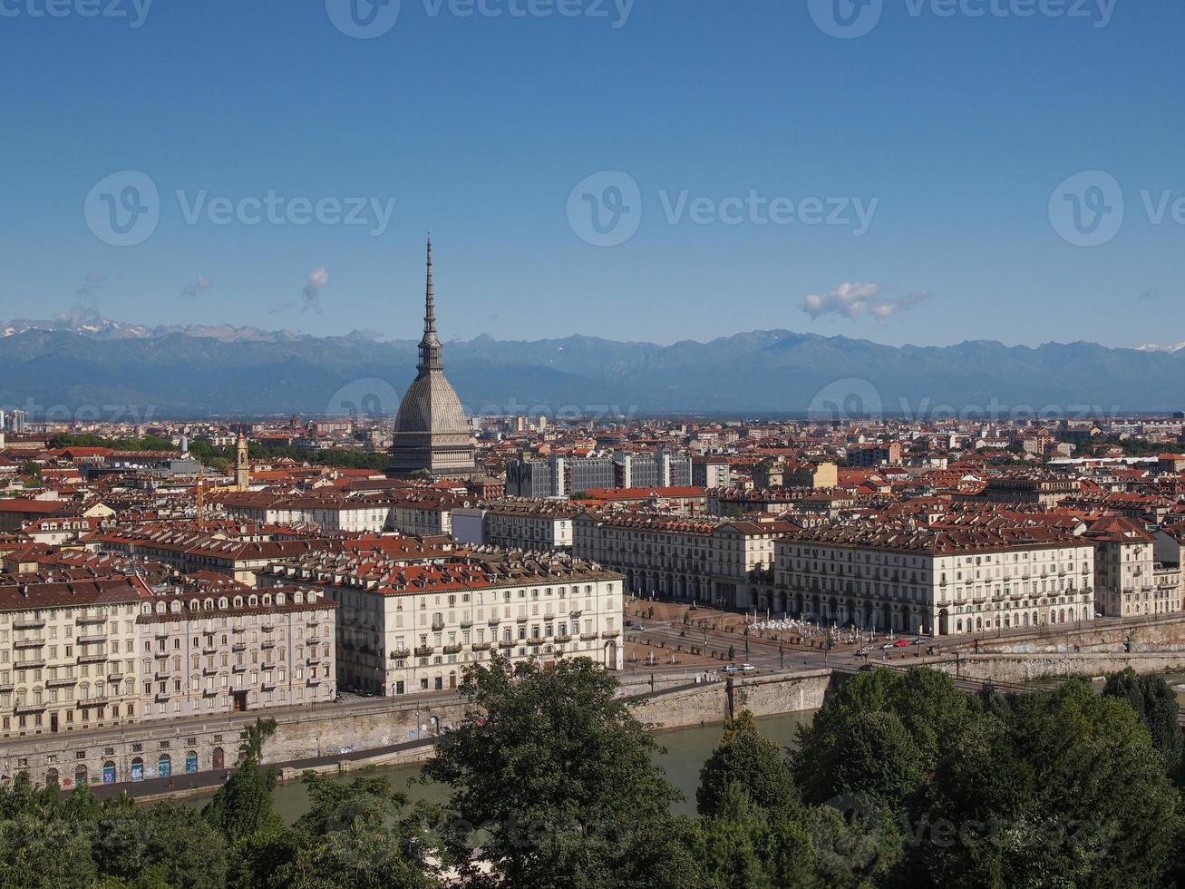 Aerial view of Turin photo