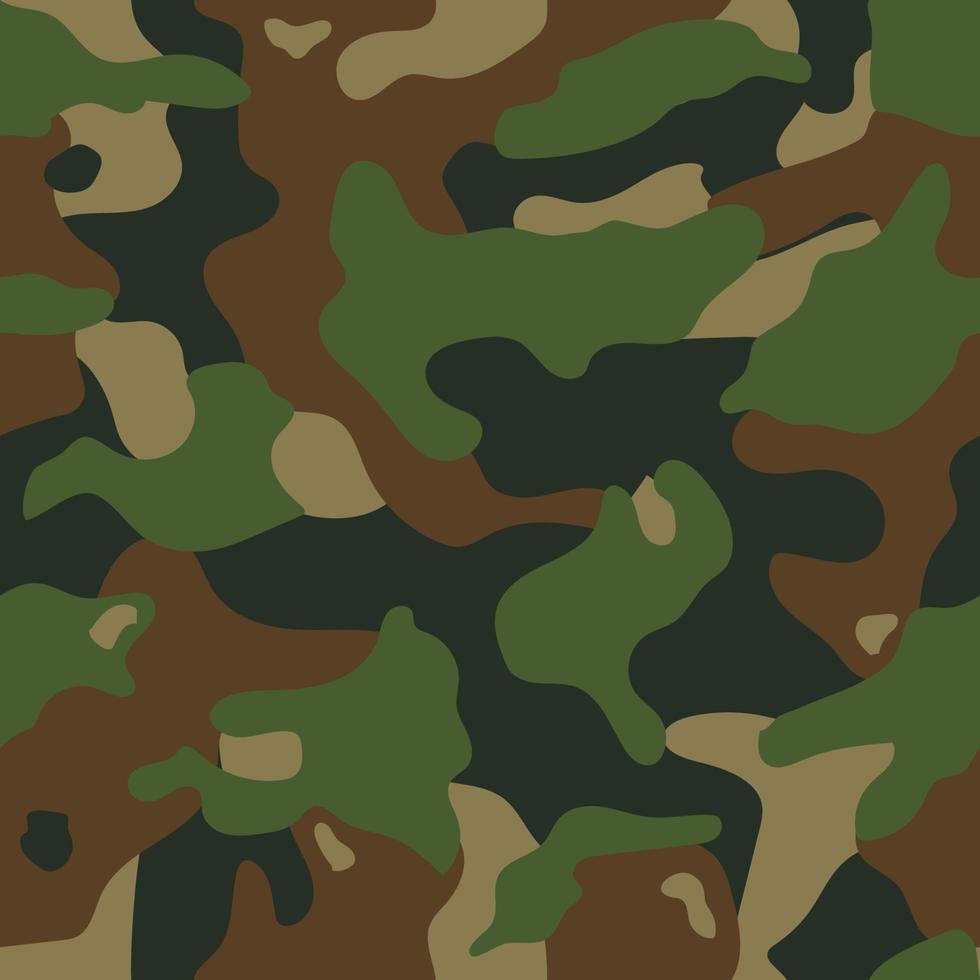 Military Camouflage Seamless Pattern vector