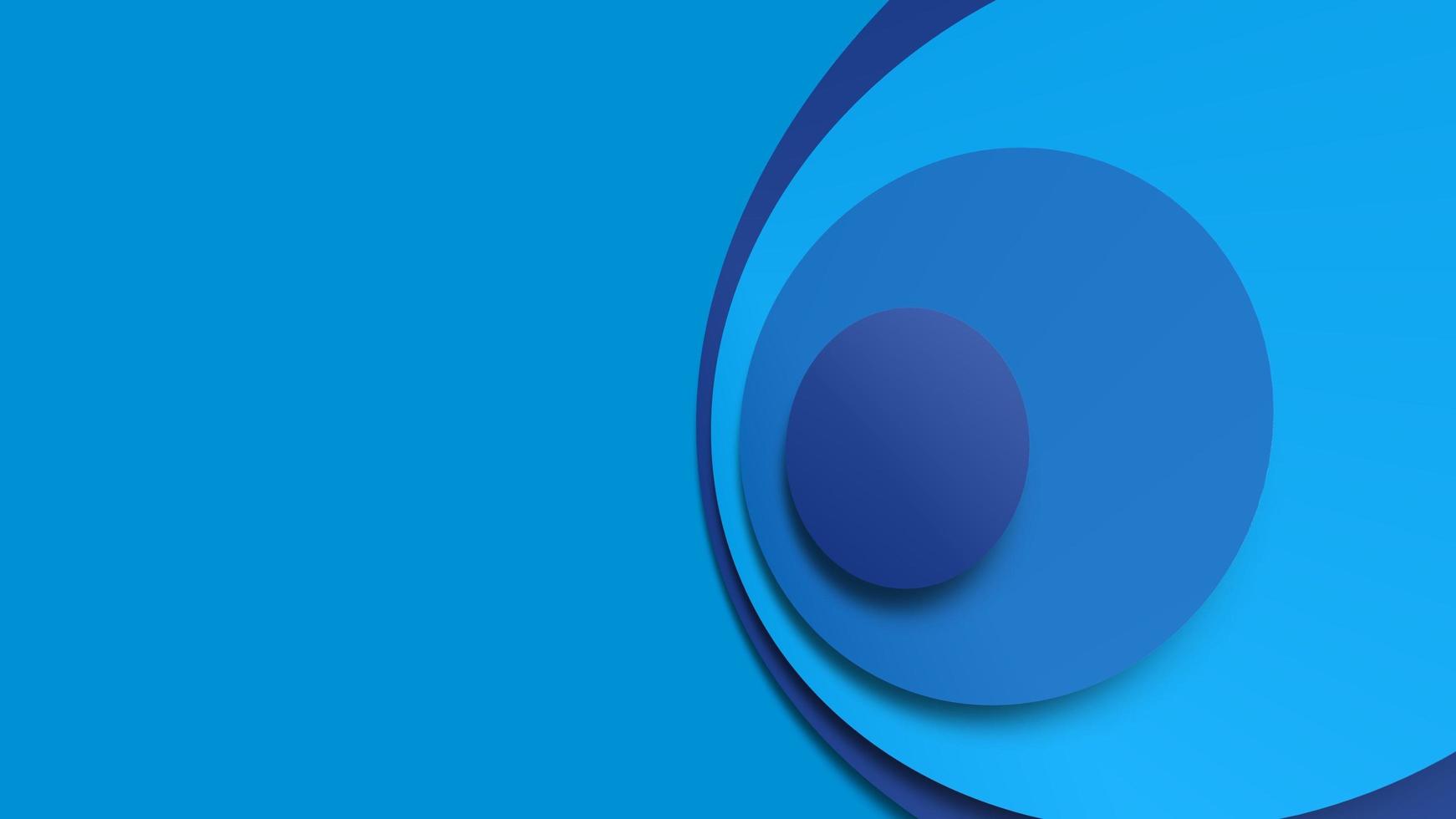 3D abstract blue background with circle shape. Blue geometric texture. blank space for text. photo