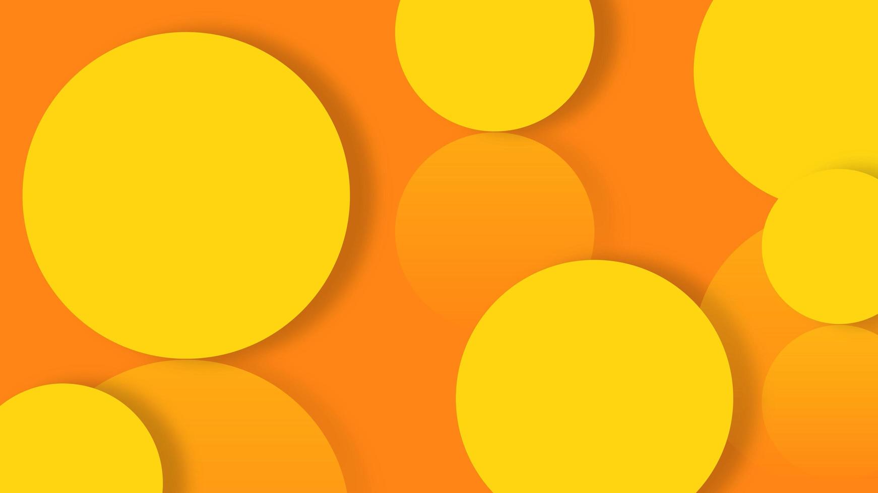 yellow and orange abstract background, with circle pattern. modern geometry background photo